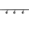 3-Lichts railsysteem 1-fase met verstelbare ronde spots>Straluma