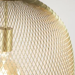 3-Lichts ronde hanglamp goud/mat zwart><noscript><img width=