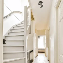 2-Lichts ronde opbouwspot met cilinders zwart><noscript><img width=