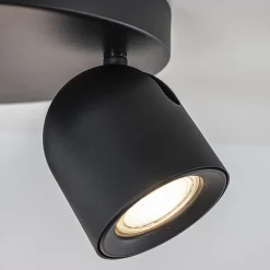 3-Lichts ronde opbouwspot zwart verstelbaar><noscript><img width=