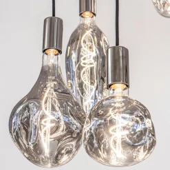 12-Lichts videlamp silverleaf met chroom excl lichtbronnen>Straluma Hot