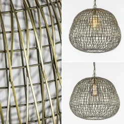 Light & Living hanglamp Alwina brons draad><noscript><img width=