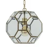 Light & Living hanglamp Lennox brons met helder glas>Straluma Discount