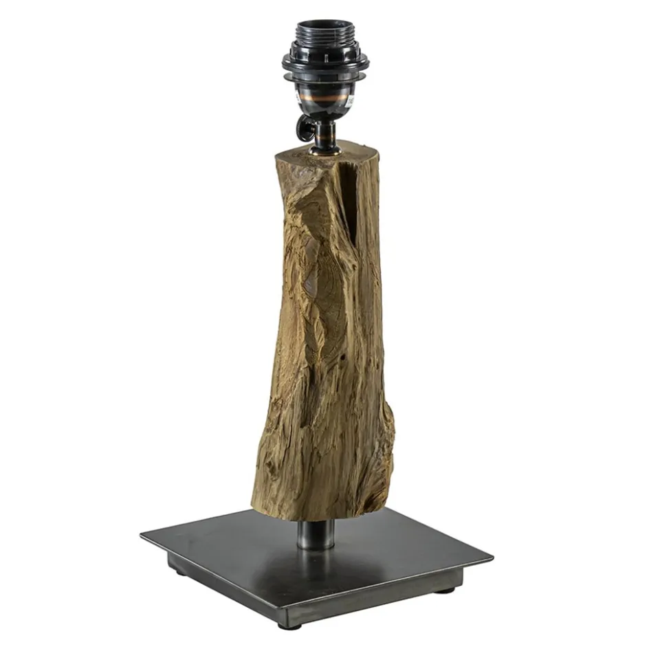 Light & Living lampvoet Siji metaal met hout>Straluma Clearance
