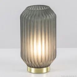 Light & Living tafellamp Ivot mat olijf groen>Straluma Hot