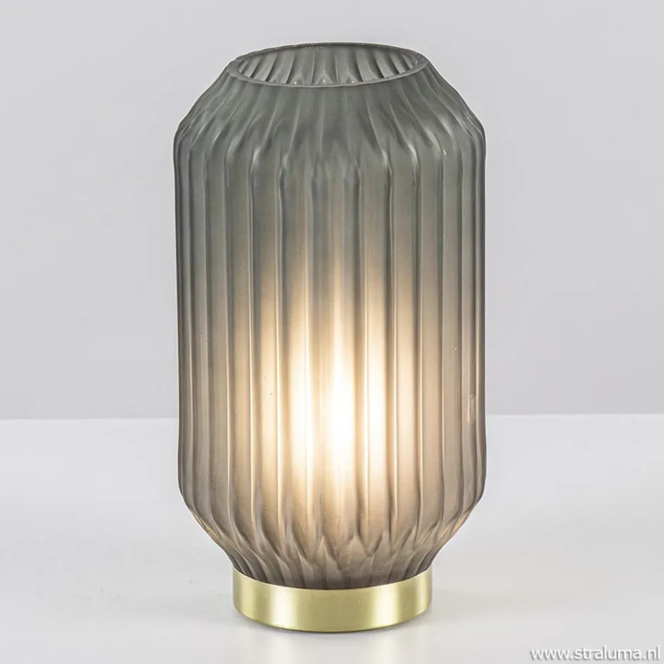 Light & Living tafellamp Ivot mat olijf groen>Straluma Hot