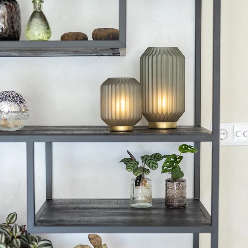 Light & Living tafellamp Ivot mat olijf groen>Straluma Hot