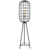 Light & Living vloerlamp Toah zwart met antiek brons>Straluma