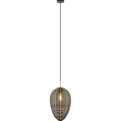 Light and Living hanglamp Yaelle antiek brons met zwart>Straluma Best