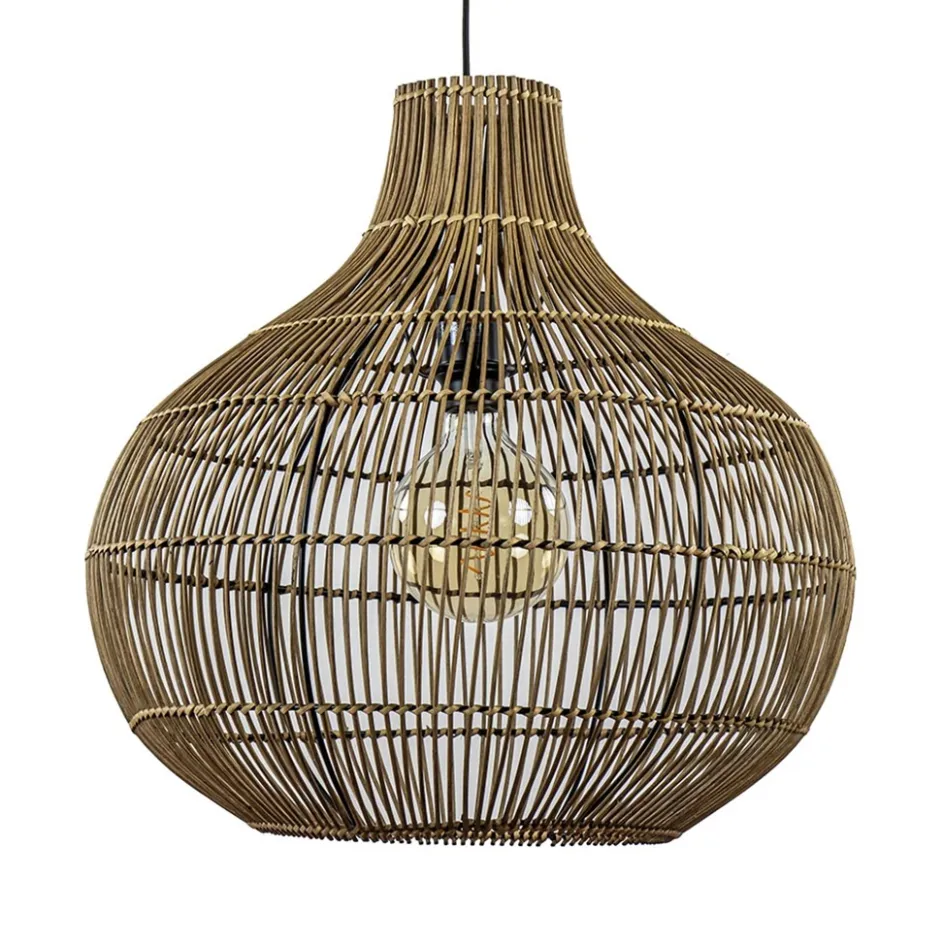 Light and Living hanglamp Pacino donker rotan>Straluma Hot