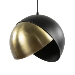 Light and Living hanglamp Namco zwart met antiek brons>Straluma New