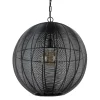 Light and Living hanglamp Amarah rond mat zwart>Straluma