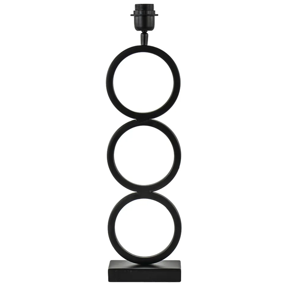 Light and Living Lampvoet Stelios mat zwart>Straluma