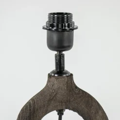 Light and Living lampvoet Sabuli donker bruin hout><noscript><img width=