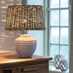 Light and Living lampvoet Toba wit 25x35 cm><noscript><img width=