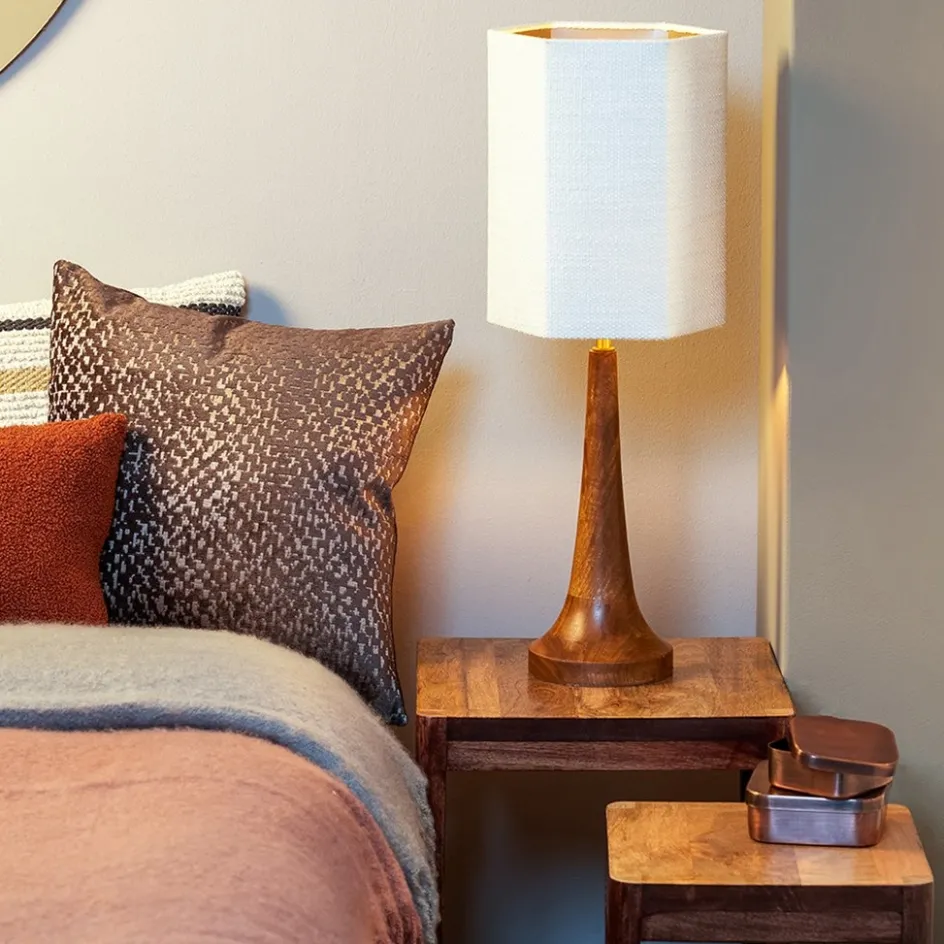 Light and Living lampvoet Jovany wood oil brown>Straluma Best