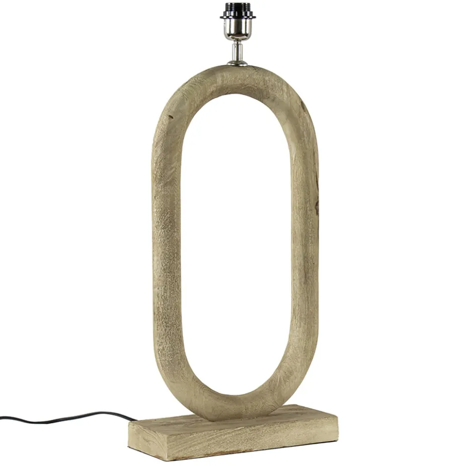 Light and Living lampvoet Paceco hout naturel>Straluma