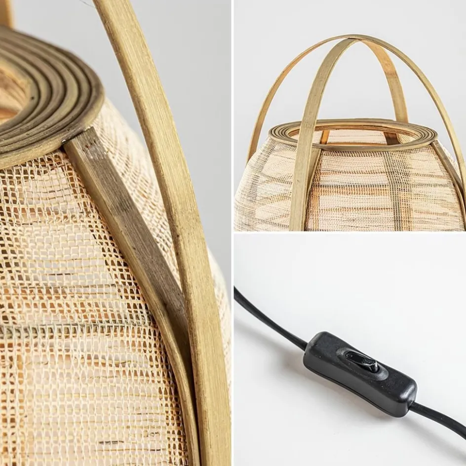 Light and Living tafellamp Jacinto naturel 60 cm>Straluma Clearance