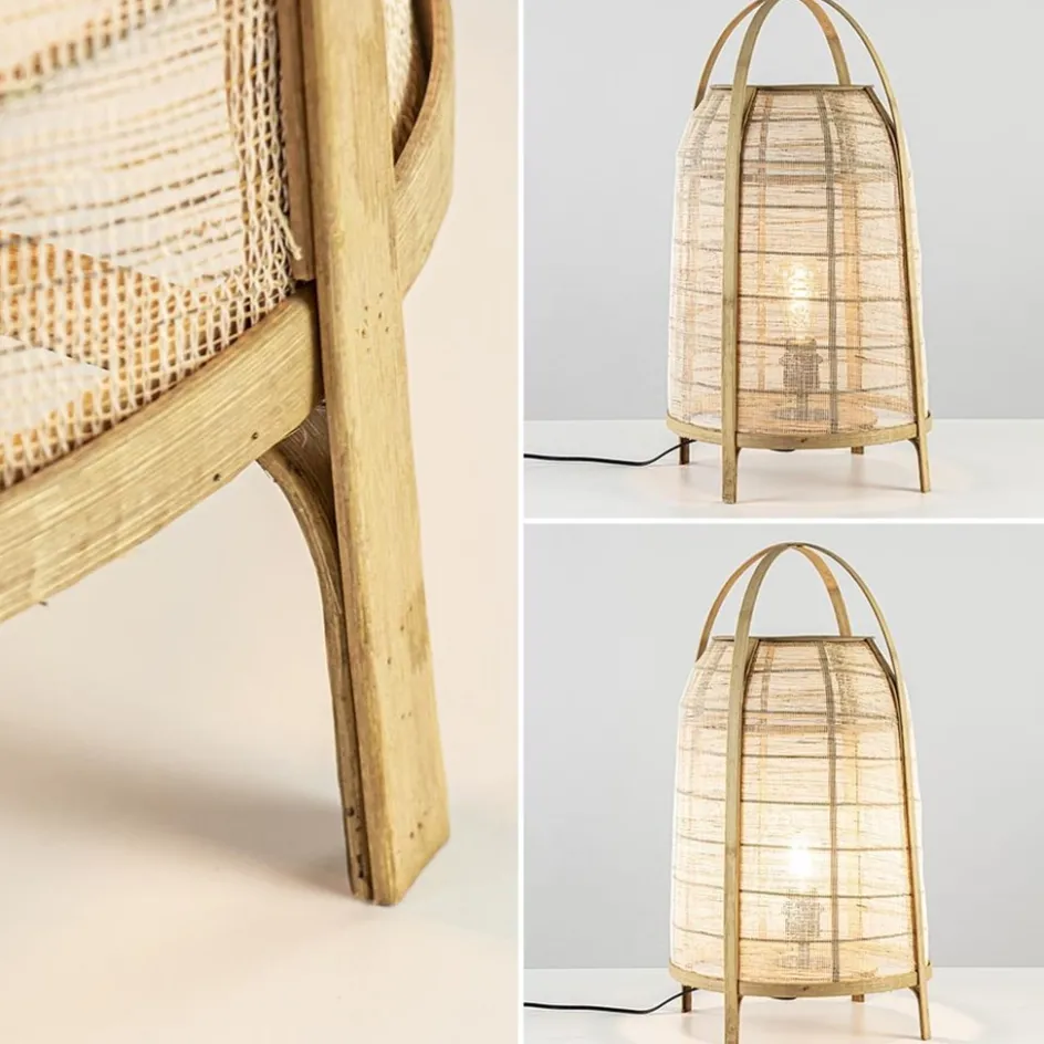 Light and Living tafellamp Jacinto naturel 60 cm>Straluma Clearance