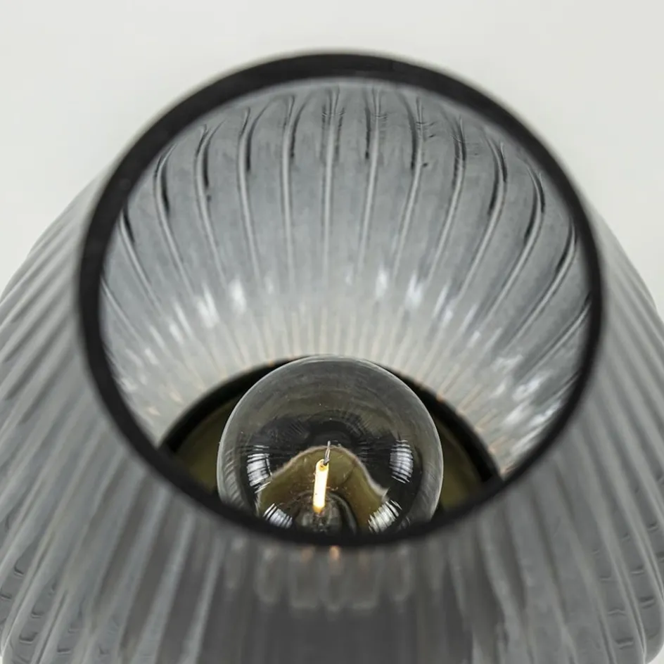 Light and Living tafellamp Tajera op batterij grijs/goud>Straluma Discount