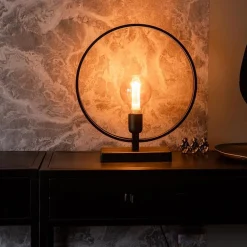 Light and Living tafellamp Rudra mat zwart><noscript><img width=