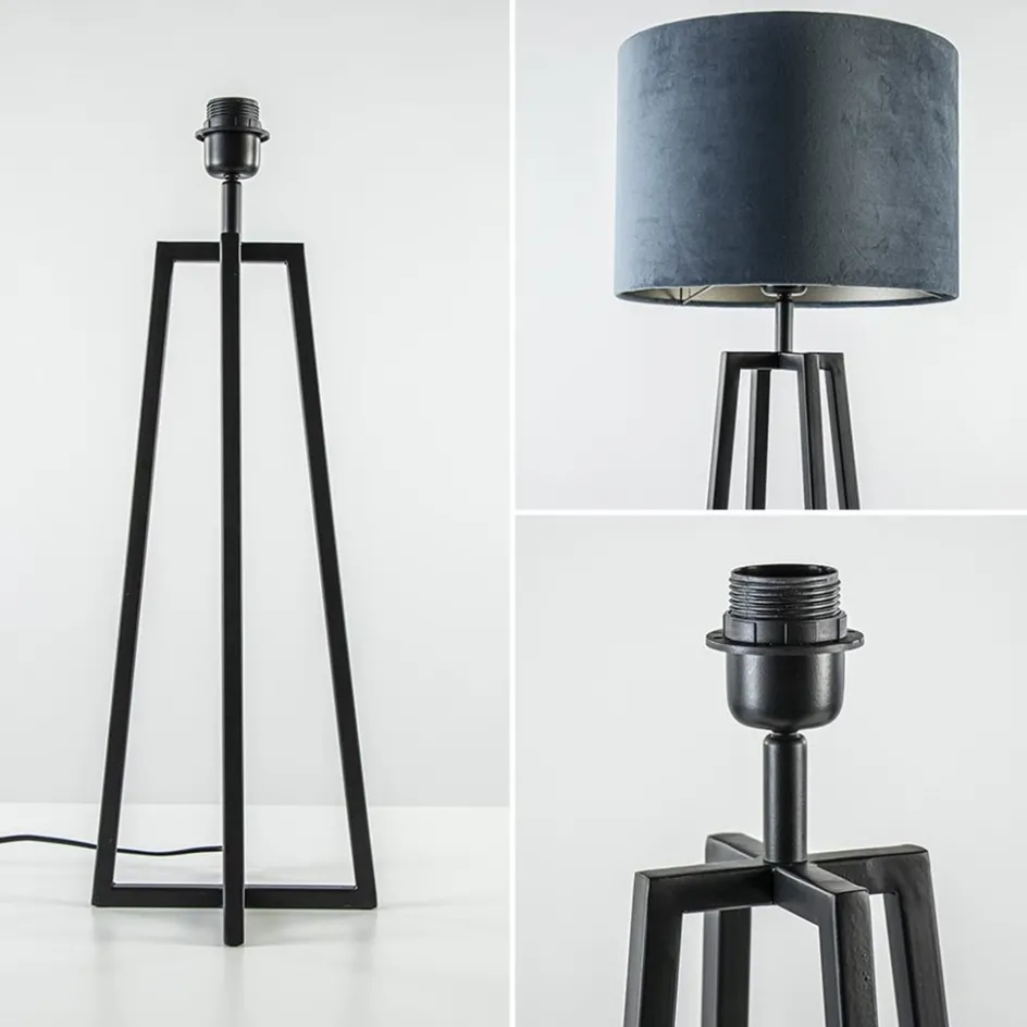 Light and Living tafellamp Miley mat zwart>Straluma New