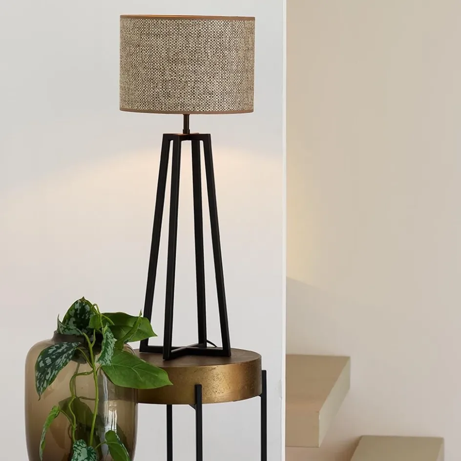 Light and Living tafellamp Miley mat zwart>Straluma New