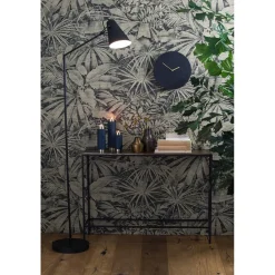 Light and Living vloerlamp Barre zwart met goud verstelbaar><noscript><img width=