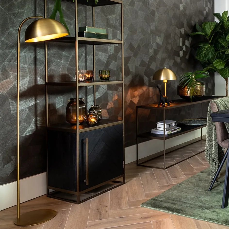 Light and Living vloerlamp Mette antiek brass>Straluma Clearance