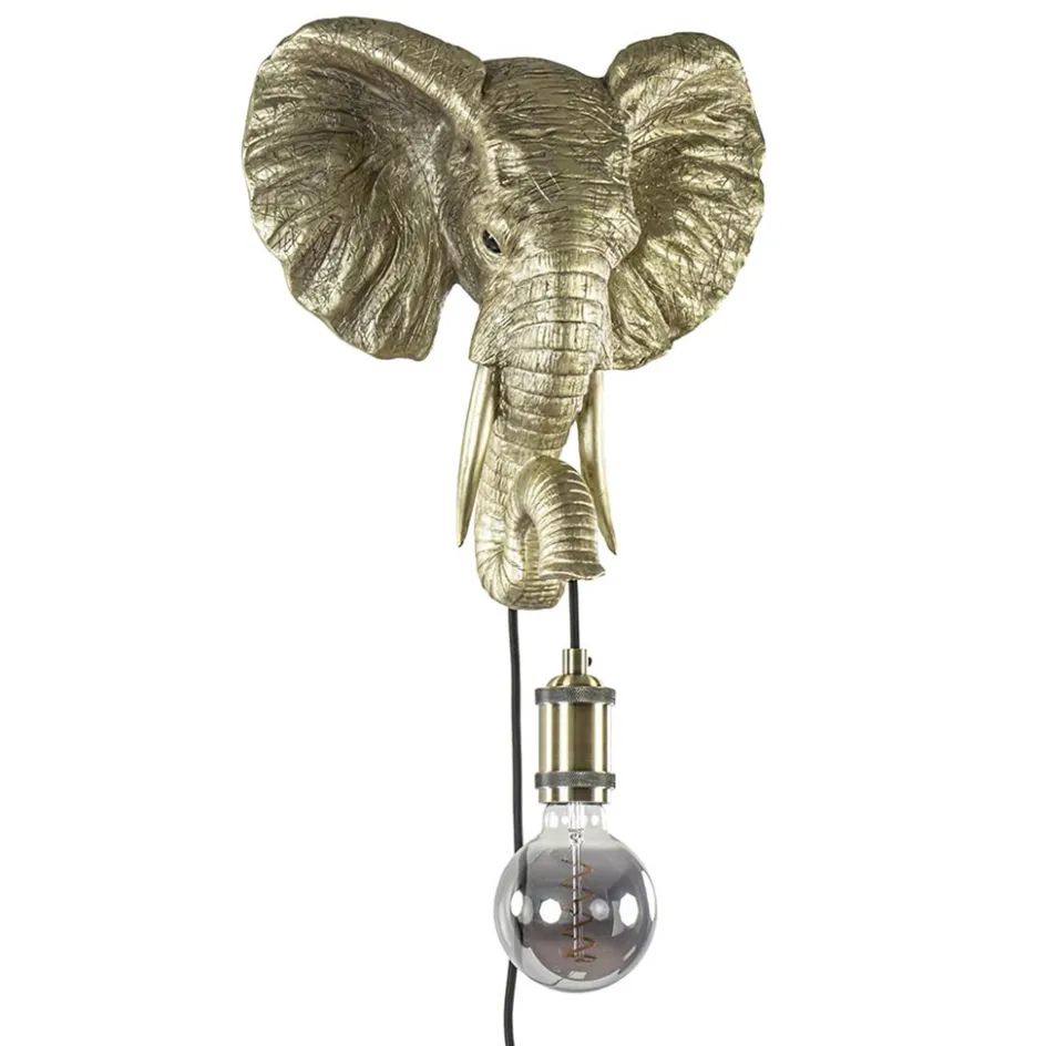 Light and Living wandlamp Elephant licht goud>Straluma Sale