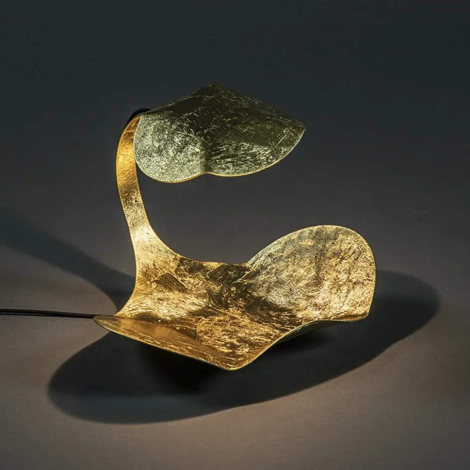 Luxe LED tafellamp goldleaf dimbaar>Straluma Hot