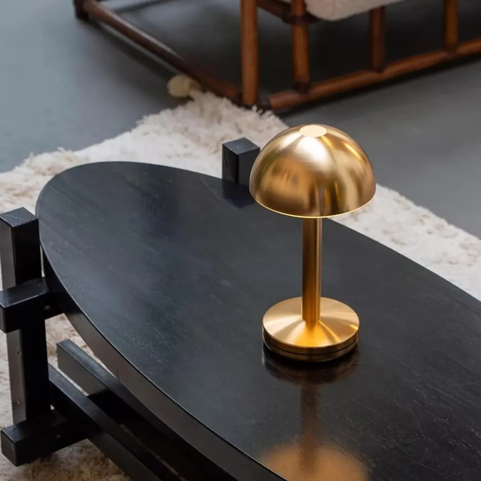 Luxe LED tafellamp oplaadbaar goud dimbaar>Straluma Outlet