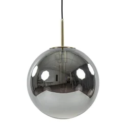 Luxe Light and Living hanglamp Medina brons met smoke glas>Straluma Hot