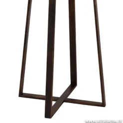 Luxe Staande lamp bruin met kap><noscript><img width=