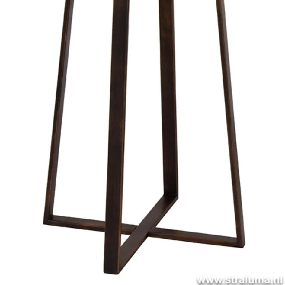 Luxe Staande lamp bruin met kap>Straluma New