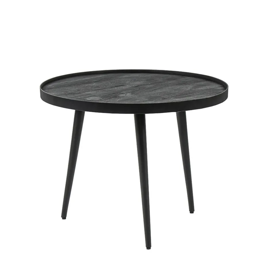 Mango houten koffietafel set van 2 zwart>Straluma Sale