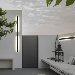 Mat zwarte buitenlamp inclusief LED><noscript><img width=