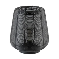 Mat zwarte draad tafellamp Adeta>Straluma Discount