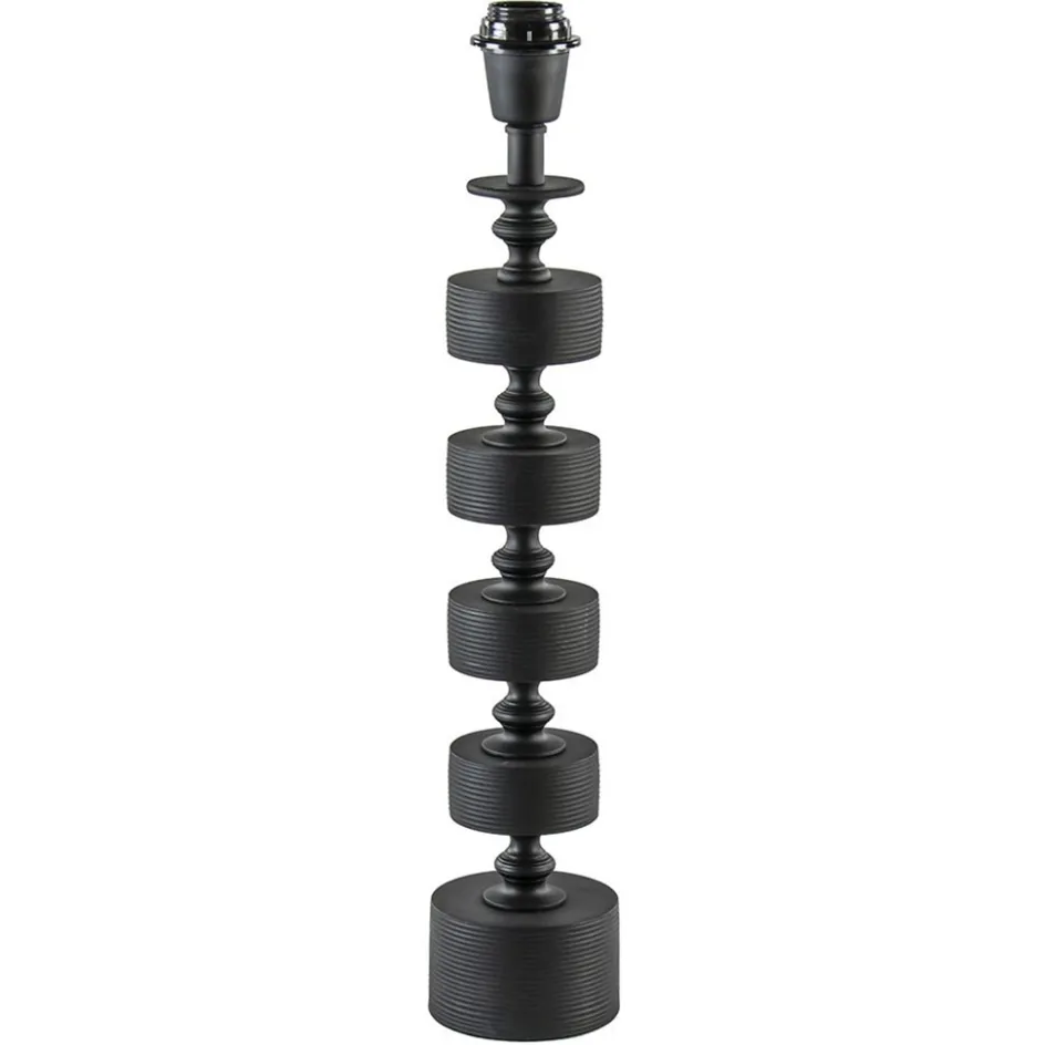 Mat zwarte lampvoet Gody exclusief kap>Straluma Online