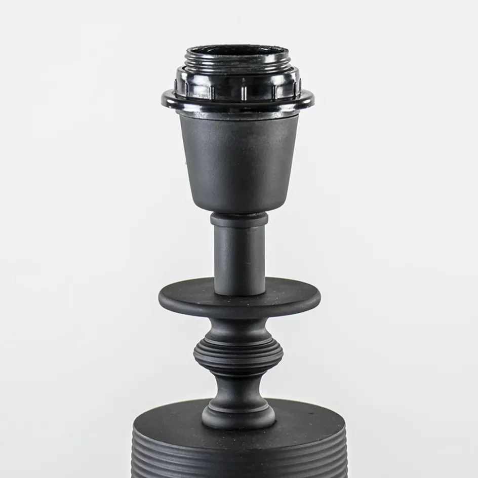 Mat zwarte lampvoet Gody exclusief kap>Straluma Online