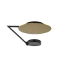 Mat zwarte LED plafondlamp met goud>Straluma Outlet