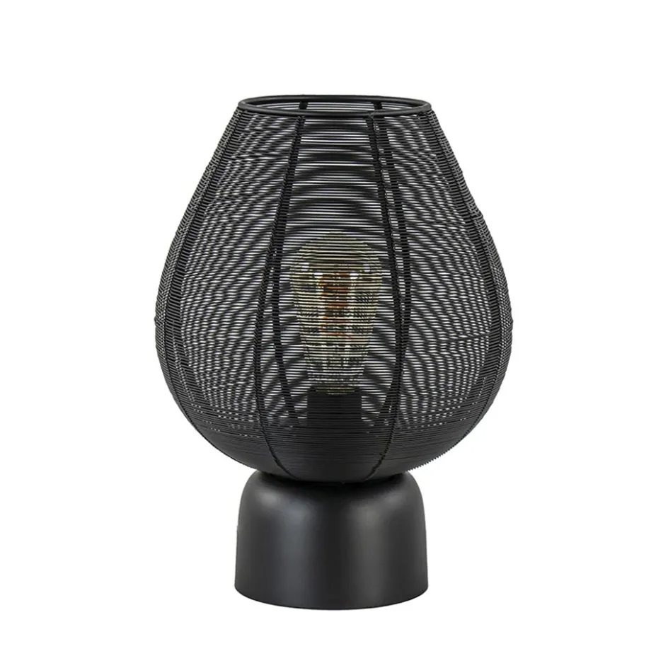 Mat zwarte tafellamp Suneko Light and Living>Straluma Discount