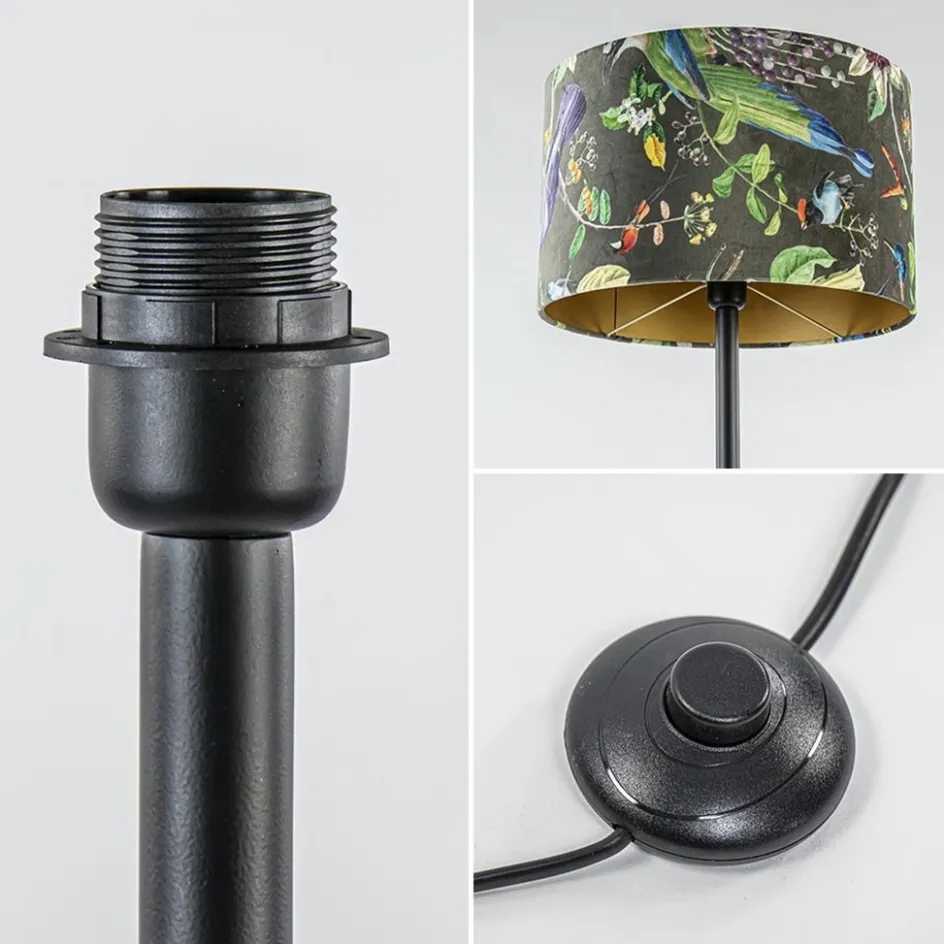 Mat zwarte vloerlamp Dennis Light & Living>Straluma Best