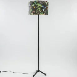 Mat zwarte vloerlamp Dennis Light & Living><noscript><img width=