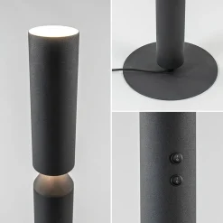 Mat zwarte vloerlamp up+down><noscript><img width=