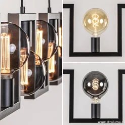 Metalen eettafel hanglamp zwart frame></noscript>Straluma Outlet