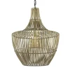 Metalen hanglamp Stella antiek brons met zwart>Straluma Discount