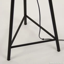 Metalen kooi vloerlamp oud-brons L&L><noscript><img width=