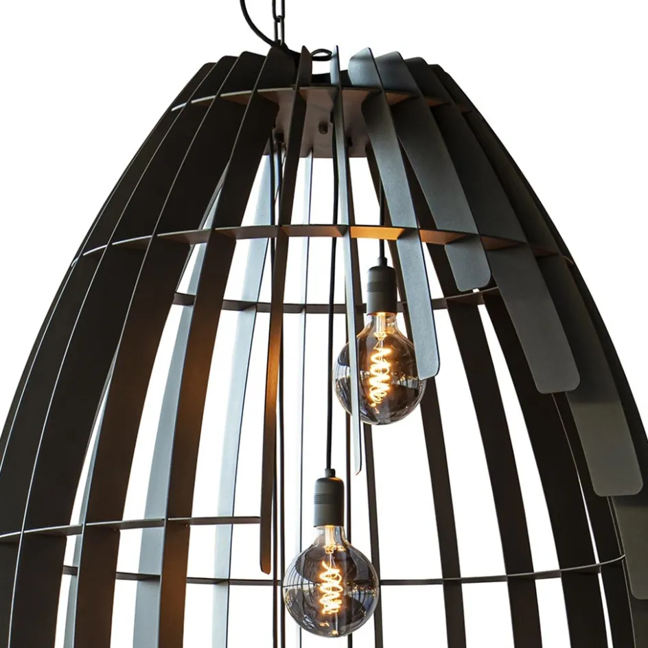 Metalen videlamp Omegna XL met open structuur>Straluma New