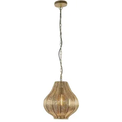Micha grote goud hanglamp oosters landelijk Light & Living>Straluma Hot